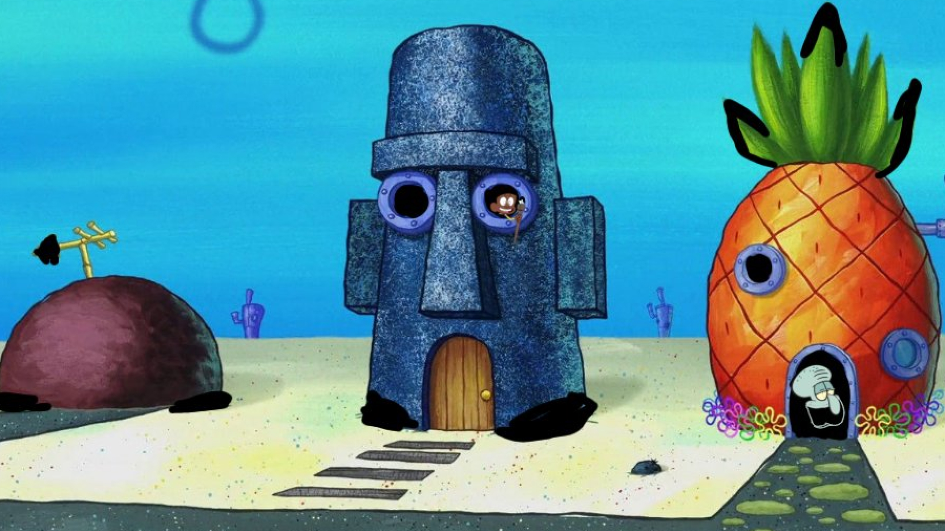 spongebob houses