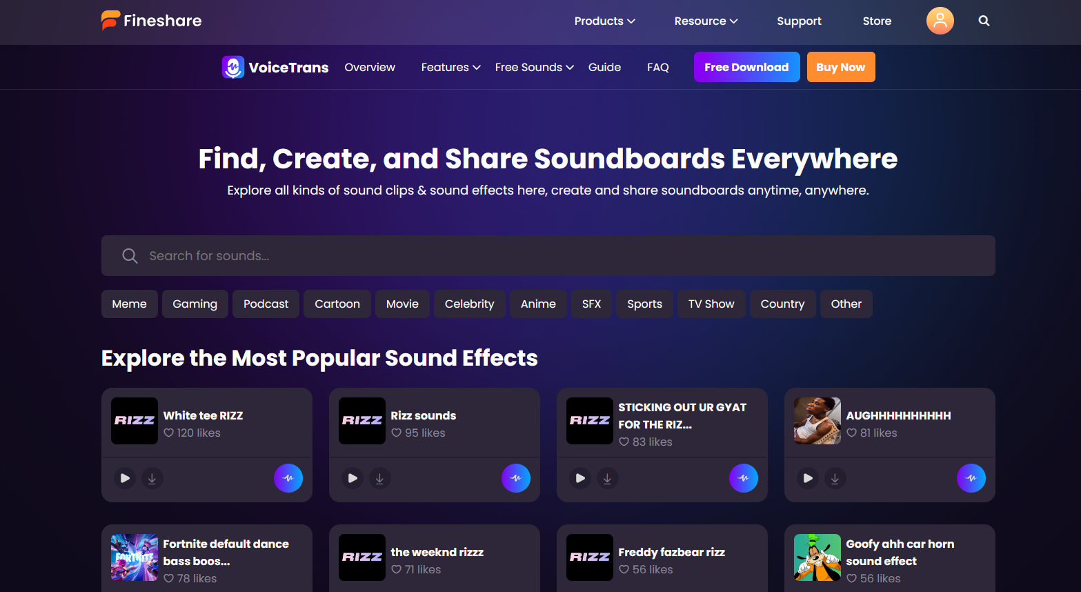 Find, Create, and Share Soundboards Everywhere