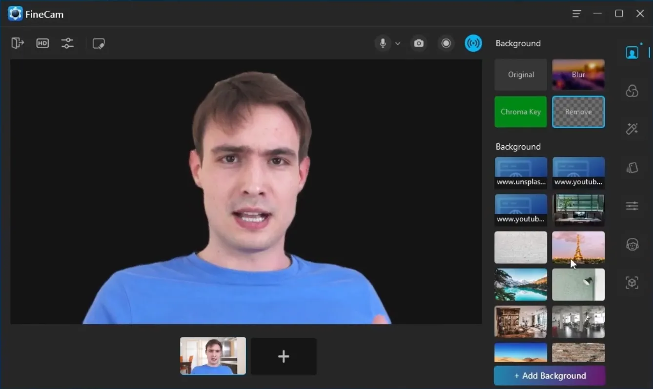 Với Without Webcam Green Screen background removal, bạn không cần phải có một chiếc Webcam chuyên nghiệp hoặc bất kỳ trang thiết bị đắt tiền nào khác. Chỉ với một chiếc máy tính và phần mềm này, bạn có thể loại bỏ phông nền và tạo ra những video tuyệt vời một cách dễ dàng.