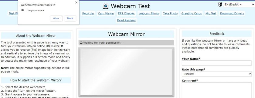 Top 5 Free Online Webcam Mirror Apps to See Yourself - FineShare