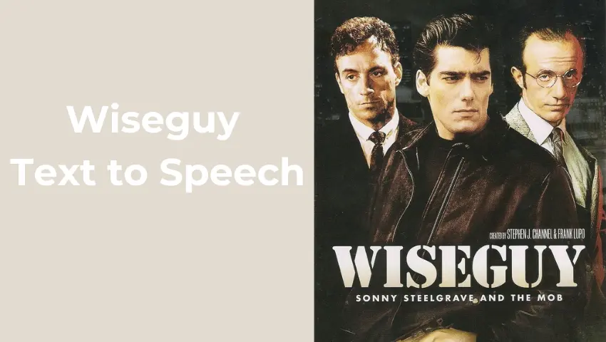 text to speech wiseguy voice