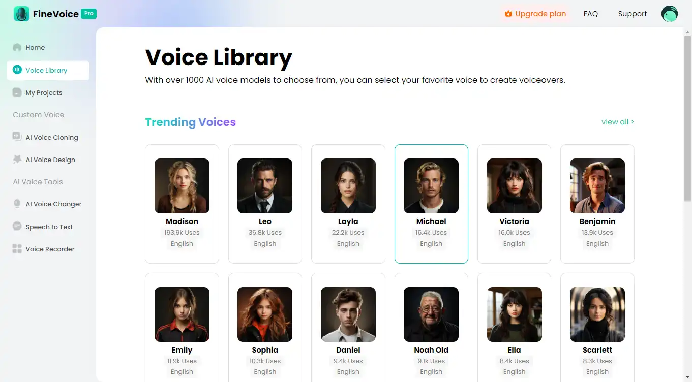 voice library